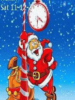 game pic for santa and clock